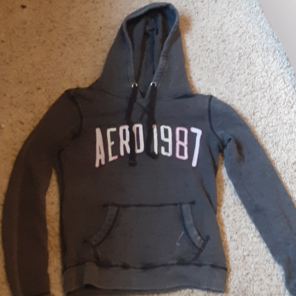 Grey Aerpostale hoodie